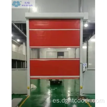 Puerta de obturador de rodillo rápido de PVC personalizado